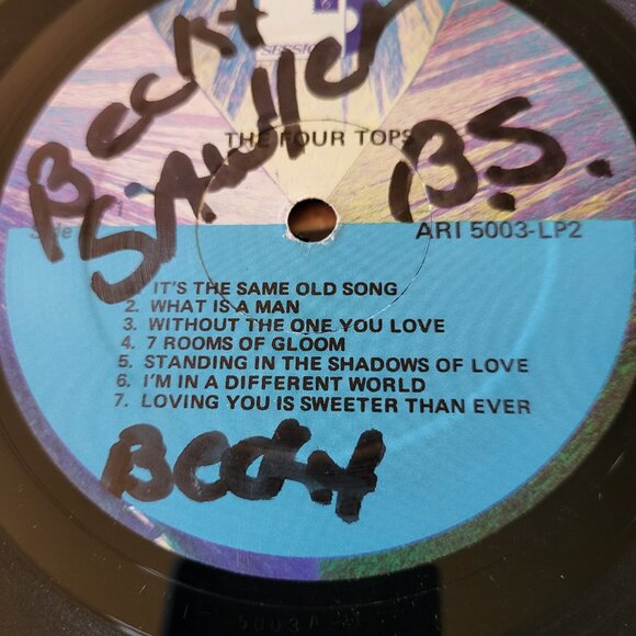 THE FOUR TOPS Sessions Presents the 4 Tops Double LP Vinyl 1976 ARI 5003 LP8 - Picture 9 of 15